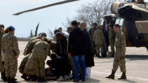 Şehit düşen iki askere uğurlama töreni