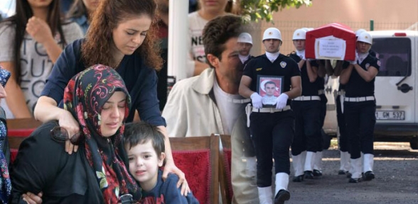 Şehit eşi ile oğlunun yürek dağlayan diyaloğu