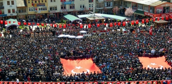 Şehit Komiser Yardımcısı Aktaşı 15 Bin Gümüşhaneli Uğurladı