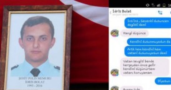 Şehit polis İdris Bolat ın son sözü yürek dağladı