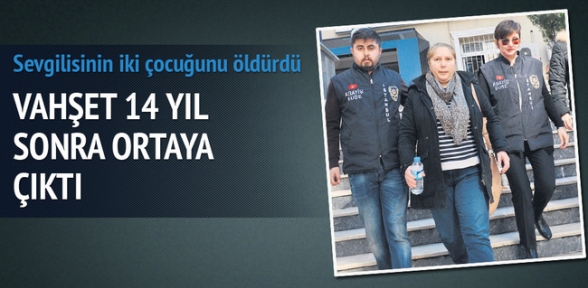 sevgilisinin iki çocuğunu öldürdü