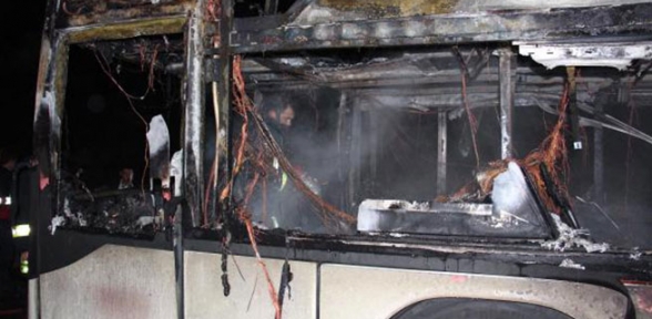 Seyir Halindeyken Yandı 