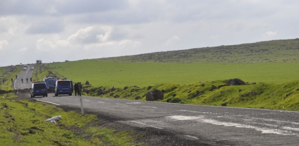 Teröristlerden muhtara infaz