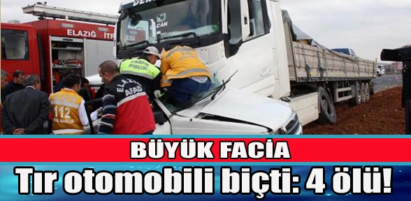 TIR otomobili biçti