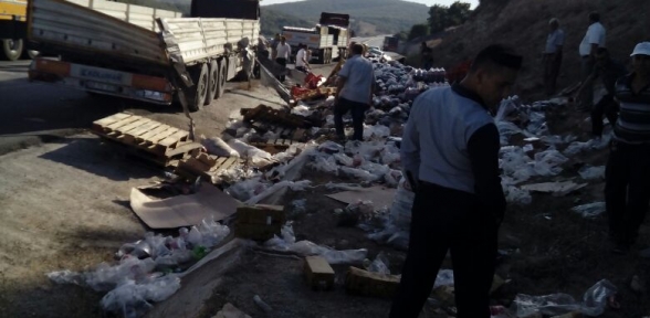 Tır Şoförleri Dehşet Saçtı