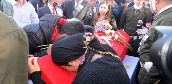 Tokat ta şehidi 10 bin kişi uğurladı