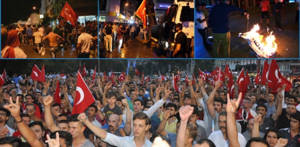 Türkiye şehitleri için ayağa kalktı