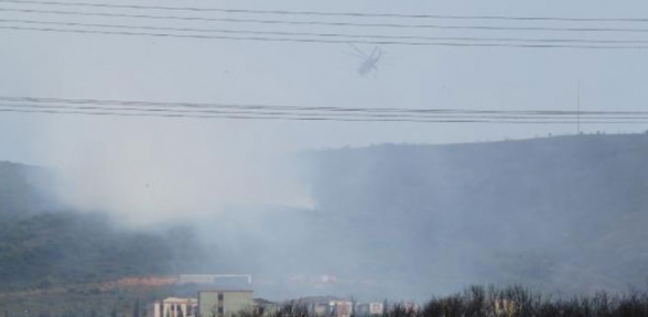 Tuzla da Piyade Okulu ormanında yangın