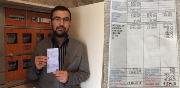 Üç günlük aboneye 41 bin liralık fatura