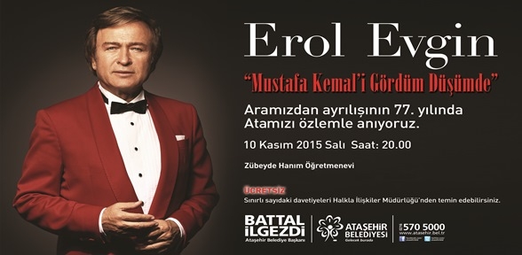 Ulu Önder Ataşehir de saygı konseri ile anılacak