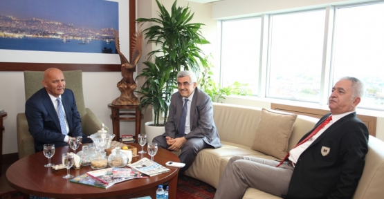 Vali Yardımcısı Mustafa Ayhan ve Kartal Kaymakamı Cemil Aksak Başkan Özü Ziyaret Etti