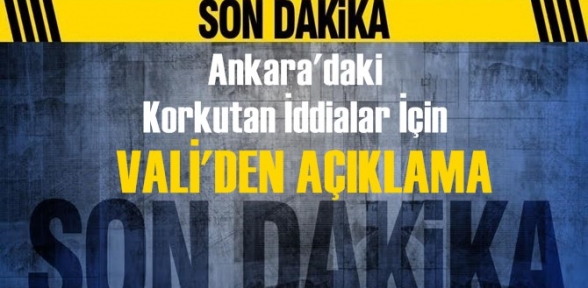 Valilikten CANLI BOMBA iddialarına yanıt