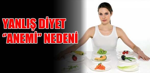 Yanlış diyet anemi nedeni