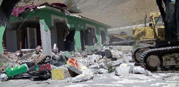 Yıkılan cami cemevi değil terör örgütünün sözde mahkemeleri