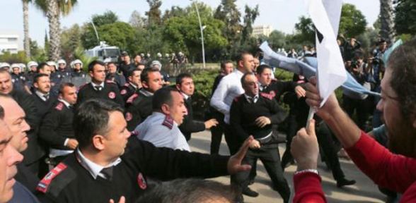 YÖK protestosunda çok sayıda gözaltı