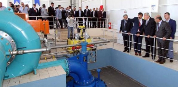 Yuvacık Barajı nda elektrik üretimi başladı