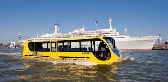 Yüzen otobüsler sefere başlıyor