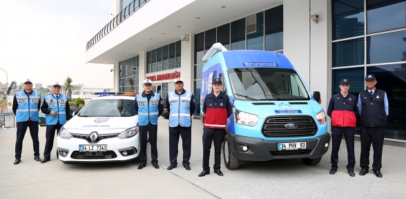 Zabıta araç filosuna 2 yeni araç daha katıldı