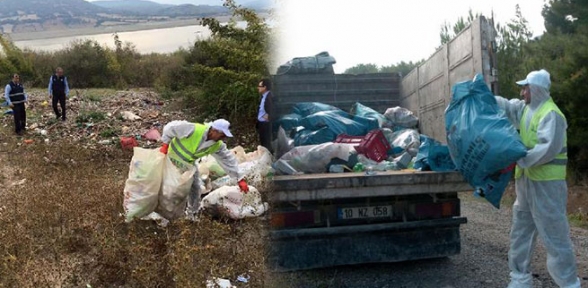 Zehirli atıklar sonunda toplanıyor