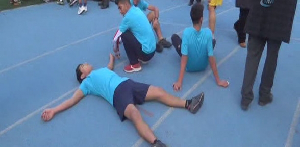 Zonğuldakta Bayıltan Koşu 