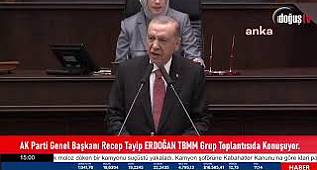  AK Parti Genel Başkanı Recep Tayip ERDOĞAN TBMM Grup Toplantısıda Konuşuyor. 
